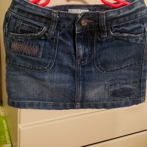 Old Navy kids girls jean skirt